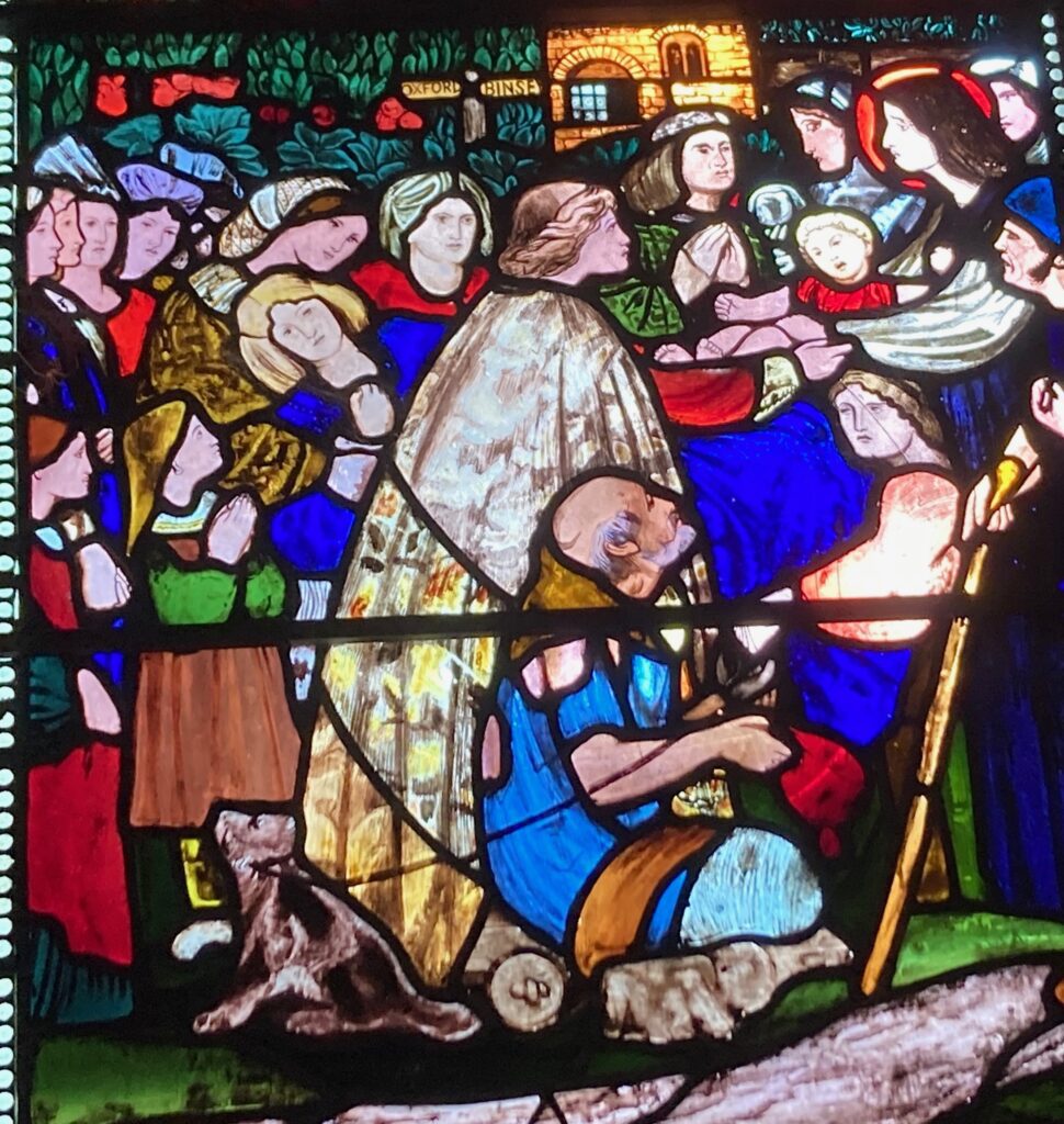 St Frideswide healing the sick at Binsey